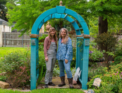 This mother-daughter team runs Blue Ribbon Lady Landscaping